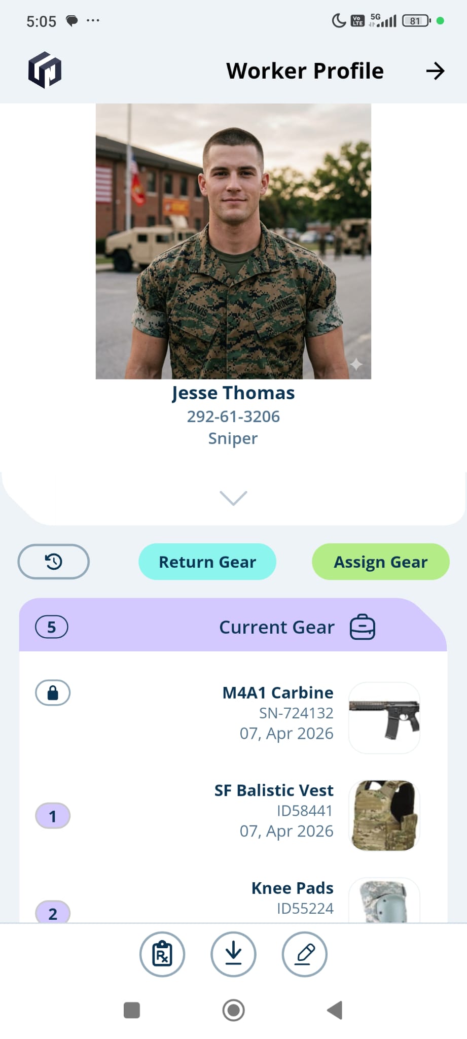 Worker Profile