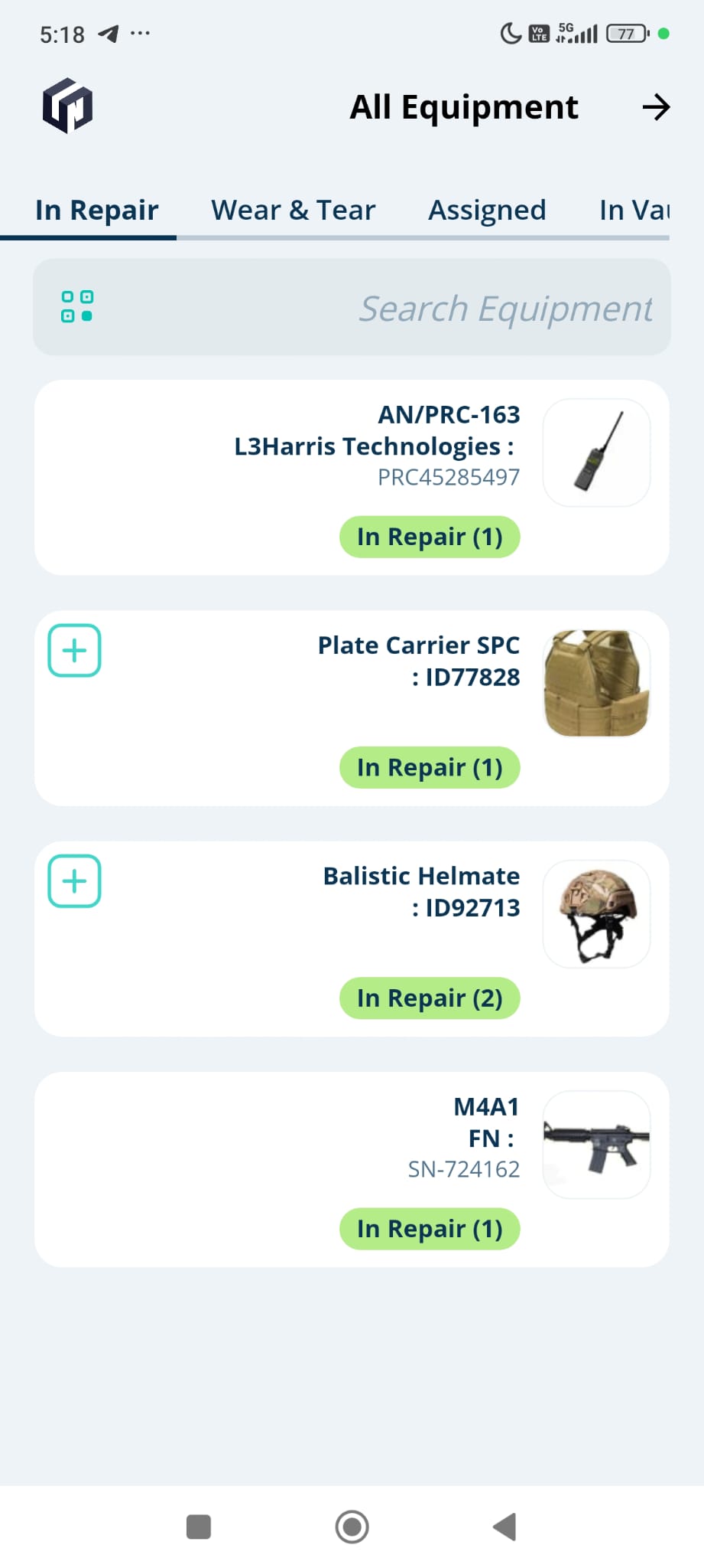 All Equipment
